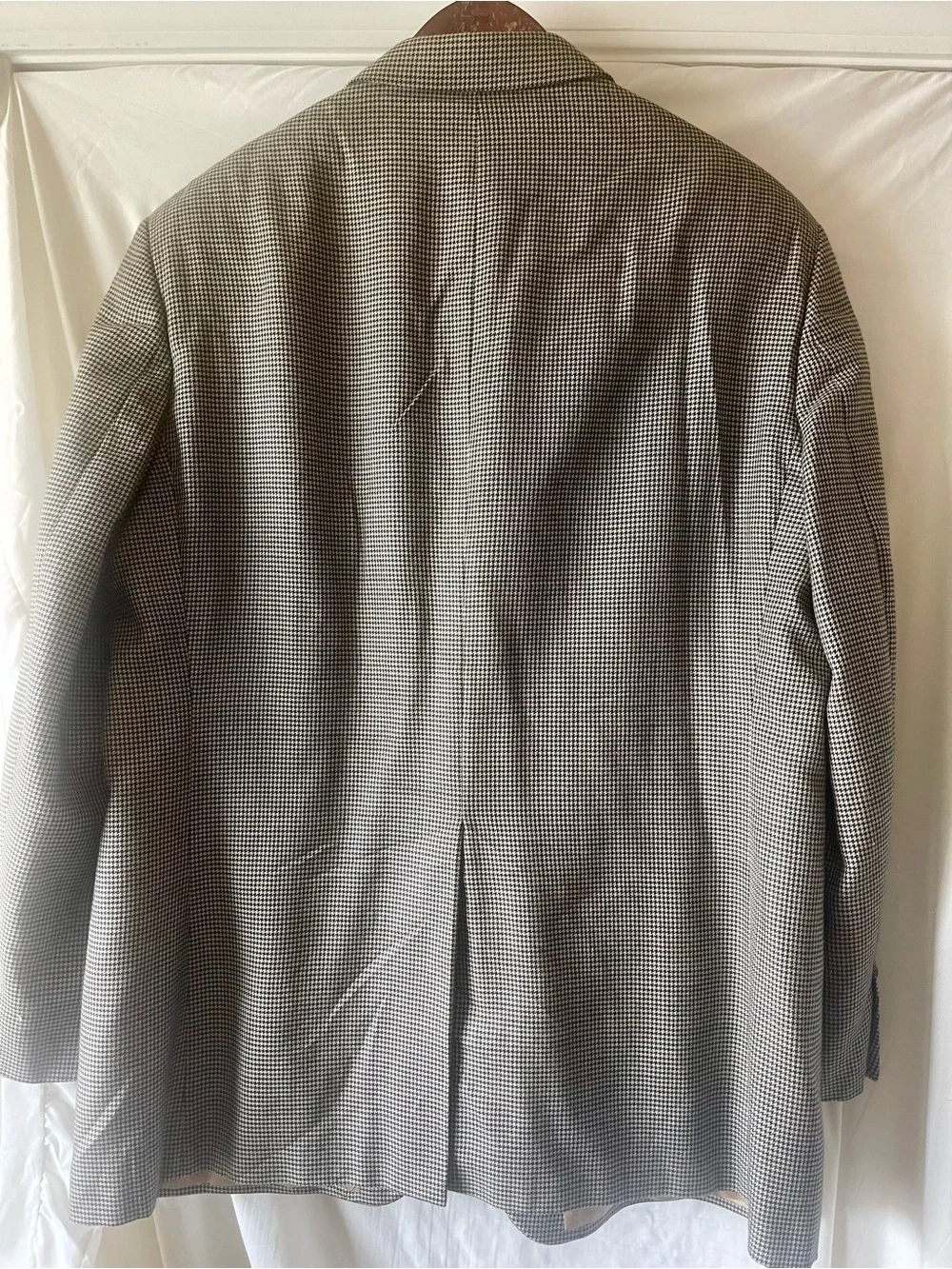 Ralph Lauren Men's Houndstooth Pattern Blazer - Black & White